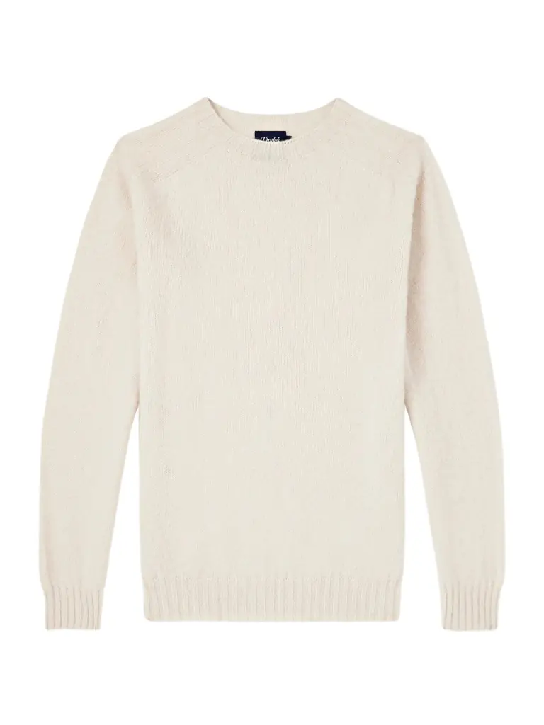 Drake's Brushed Shetland Wool Sweater - Men