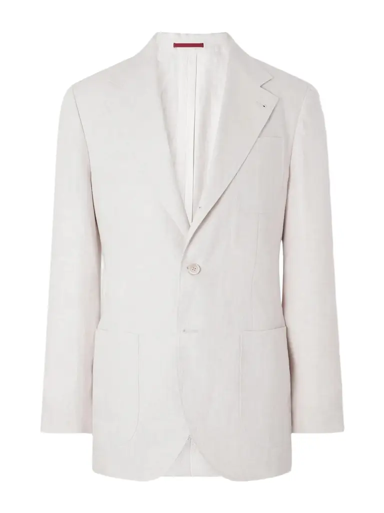 Brunello Cucinelli Linen-Twill Suit Jacket - Men