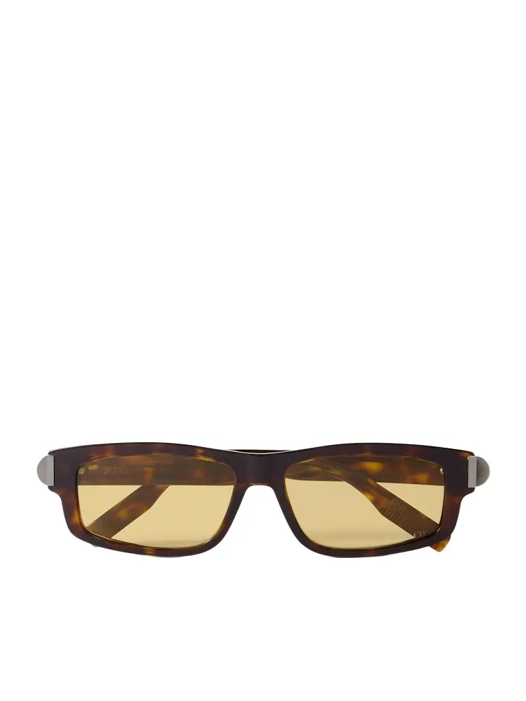 DIOR Eyewear CD Icon S2I Rectangular-Frame Tortoiseshell Acetate Sunglasses - Men
