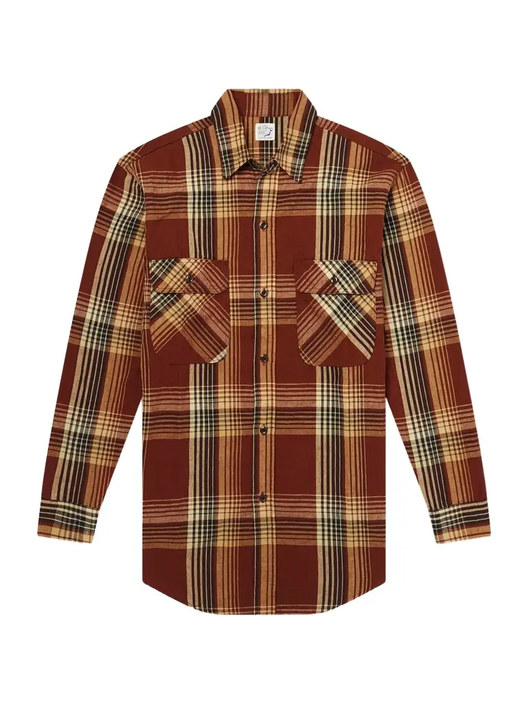 OrSlow Checked Cotton and Linen-Blend Shirt - Men