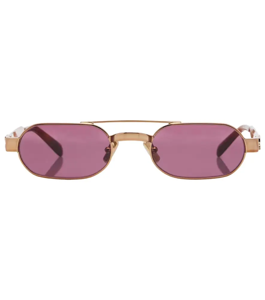 Miu Miu Logo oval sunglasses