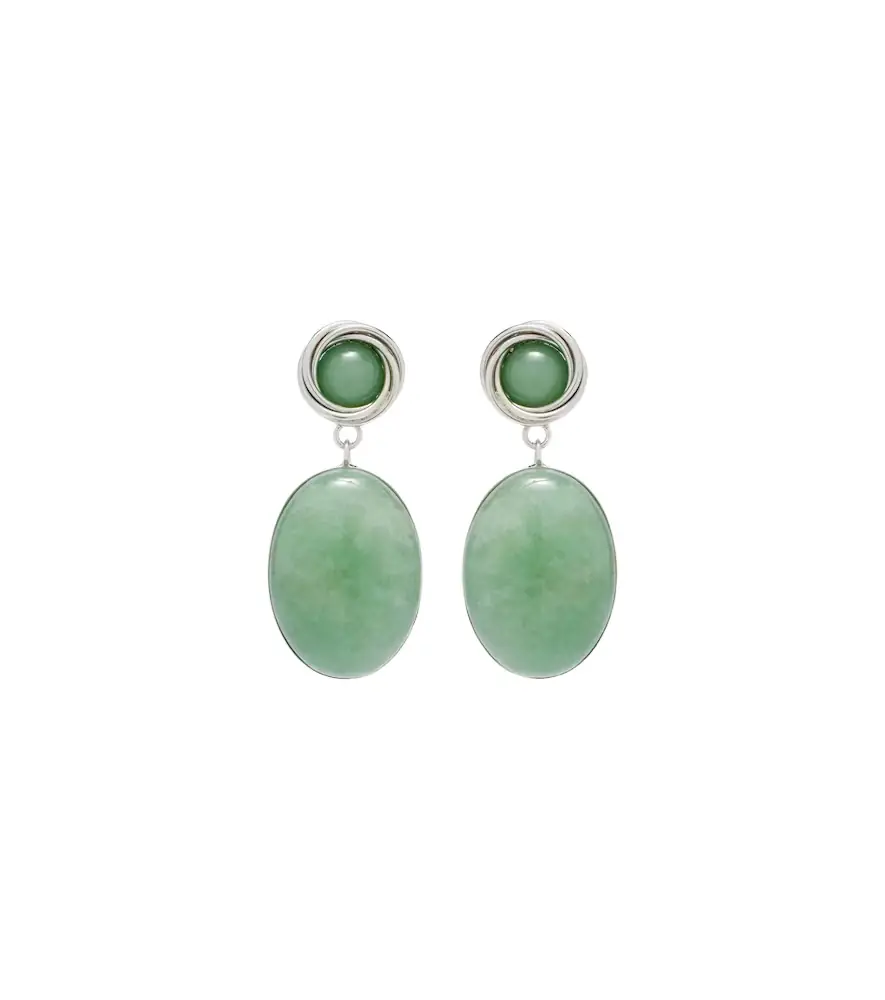 Jennifer Behr Ruthie embellished drop earrings