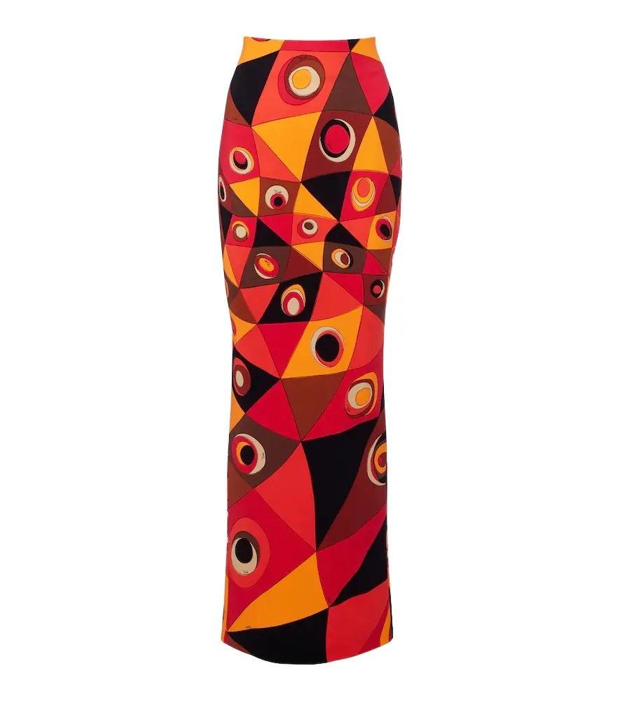 Pucci Occhi jersey maxi skirt