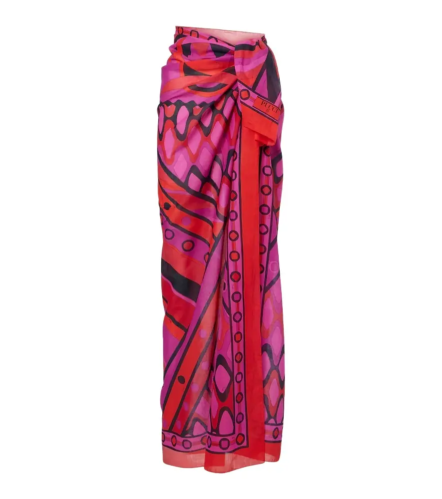 Pucci Vivara cotton beach cover-up