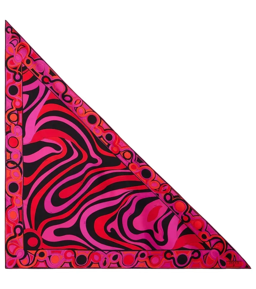 Pucci Iride silk twill scarf