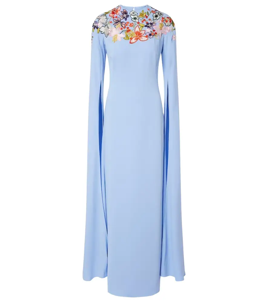 Costarellos Embroidered gown