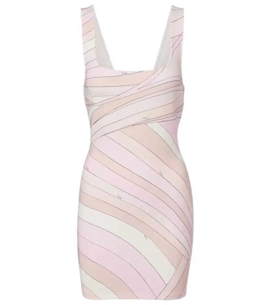 Pucci Iride jersey minidress