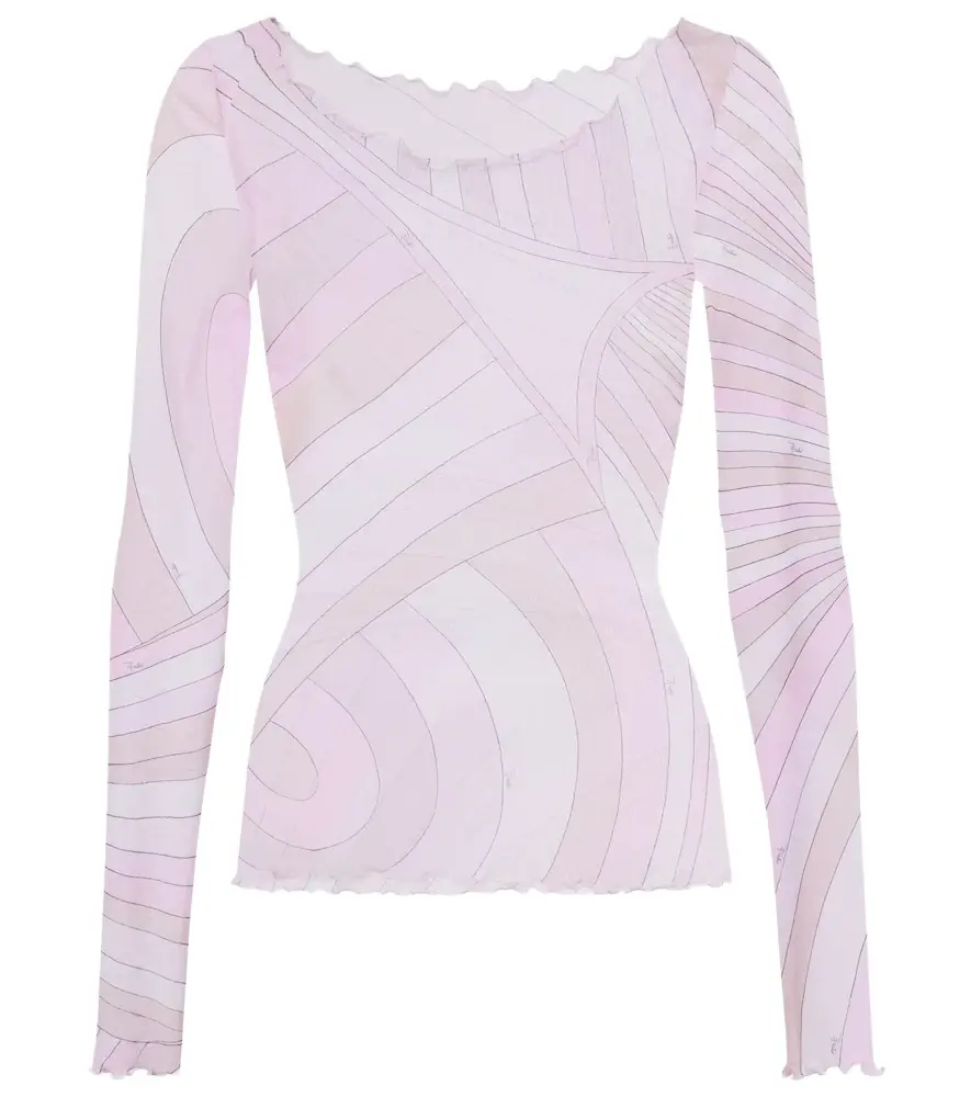 Pucci Iride tulle top