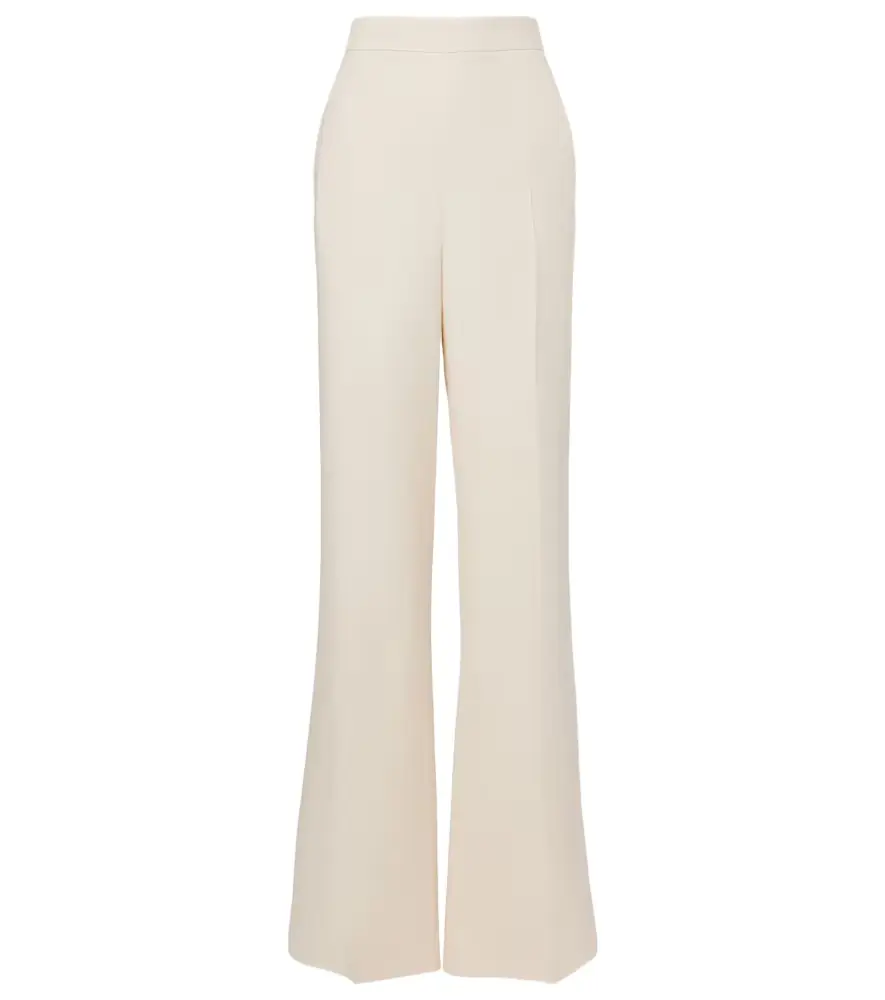 Valentino Cady Couture silk flared pants
