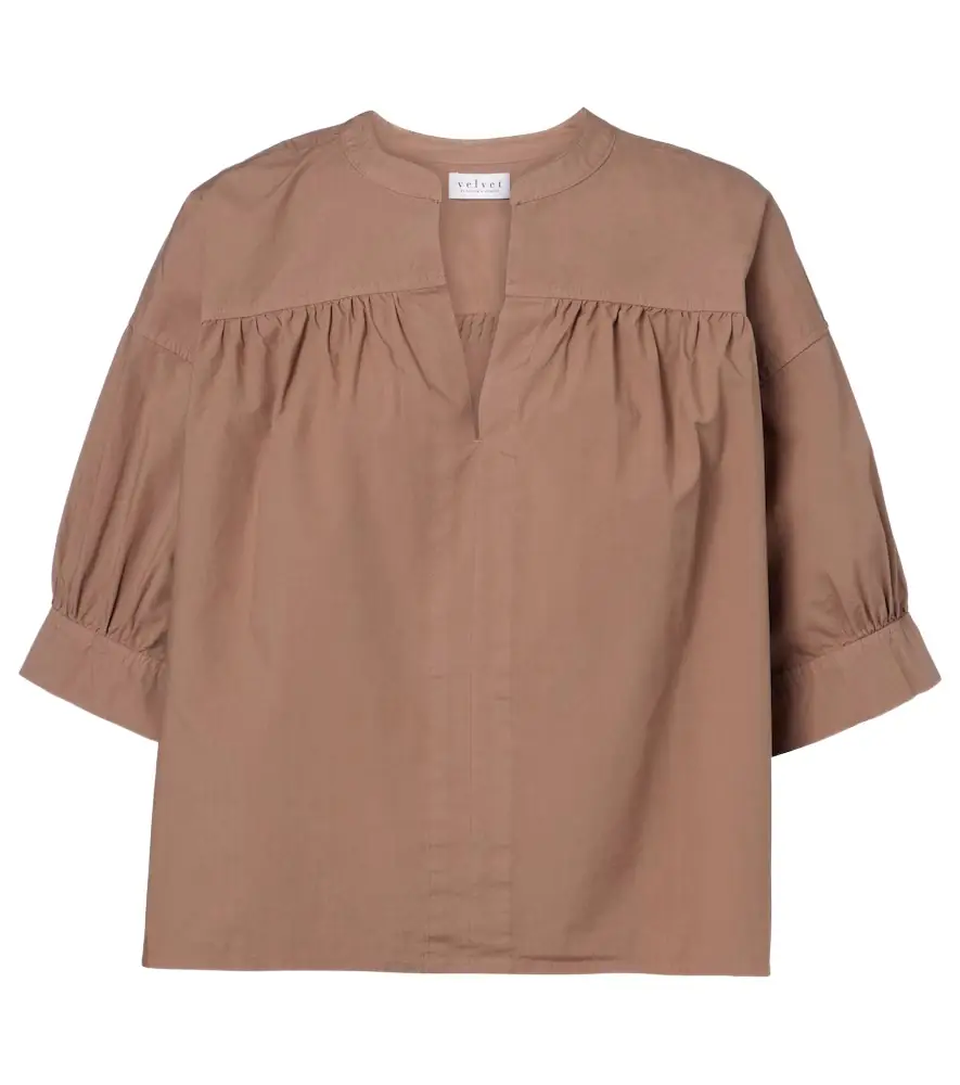 Velvet Yuna cotton blouse