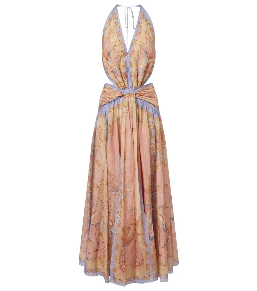 Zimmermann Indra cotton and silk-blend maxi dress