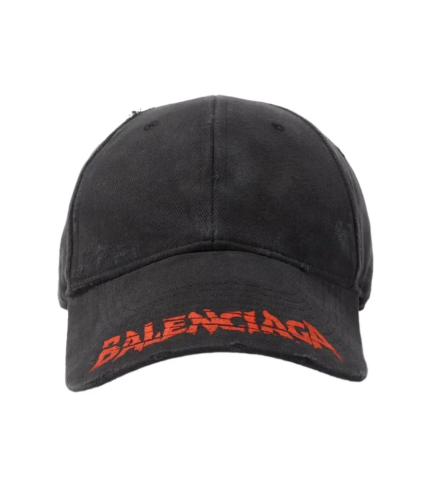 Balenciaga ogo cotton baseball cap