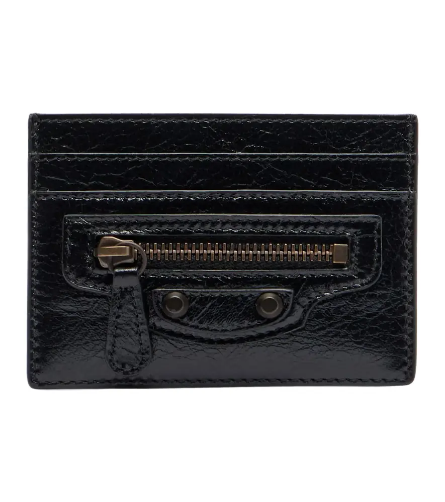 Balenciaga Le City leather card holder