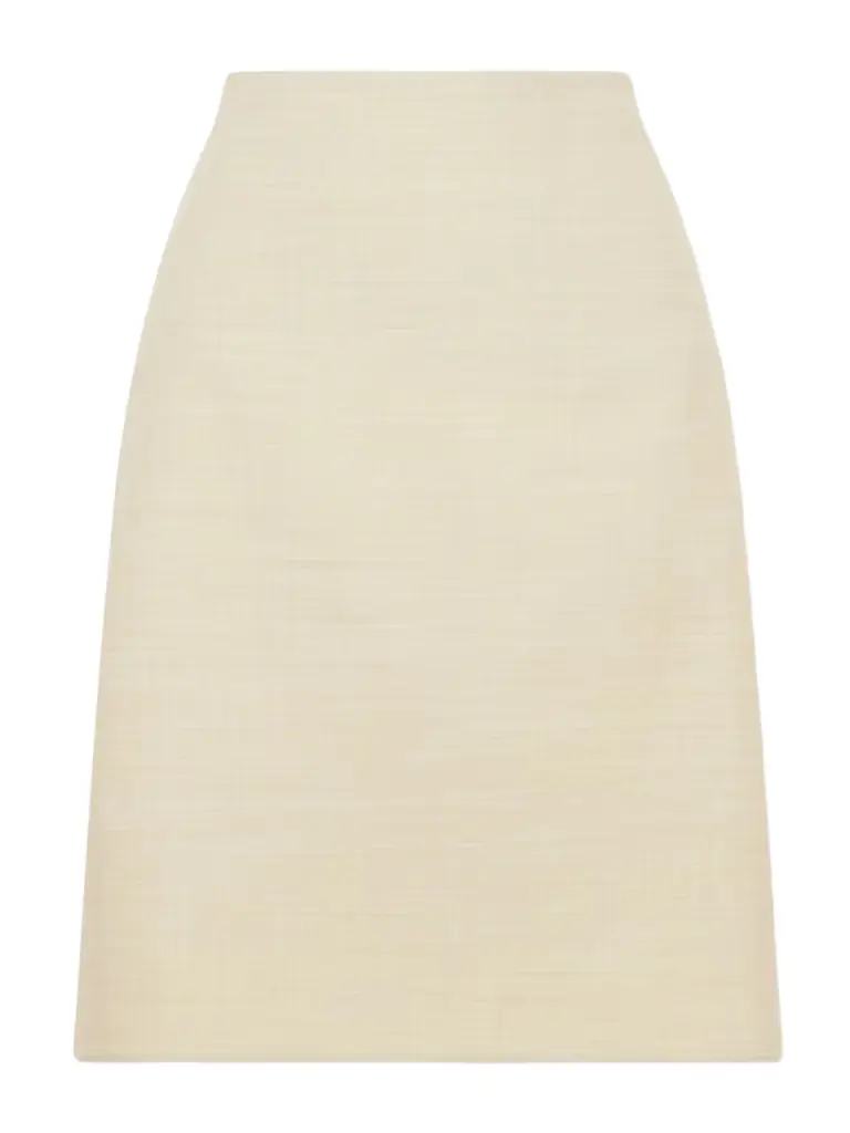 Calvin Klein Collection Lunas Wool Midi Skirt