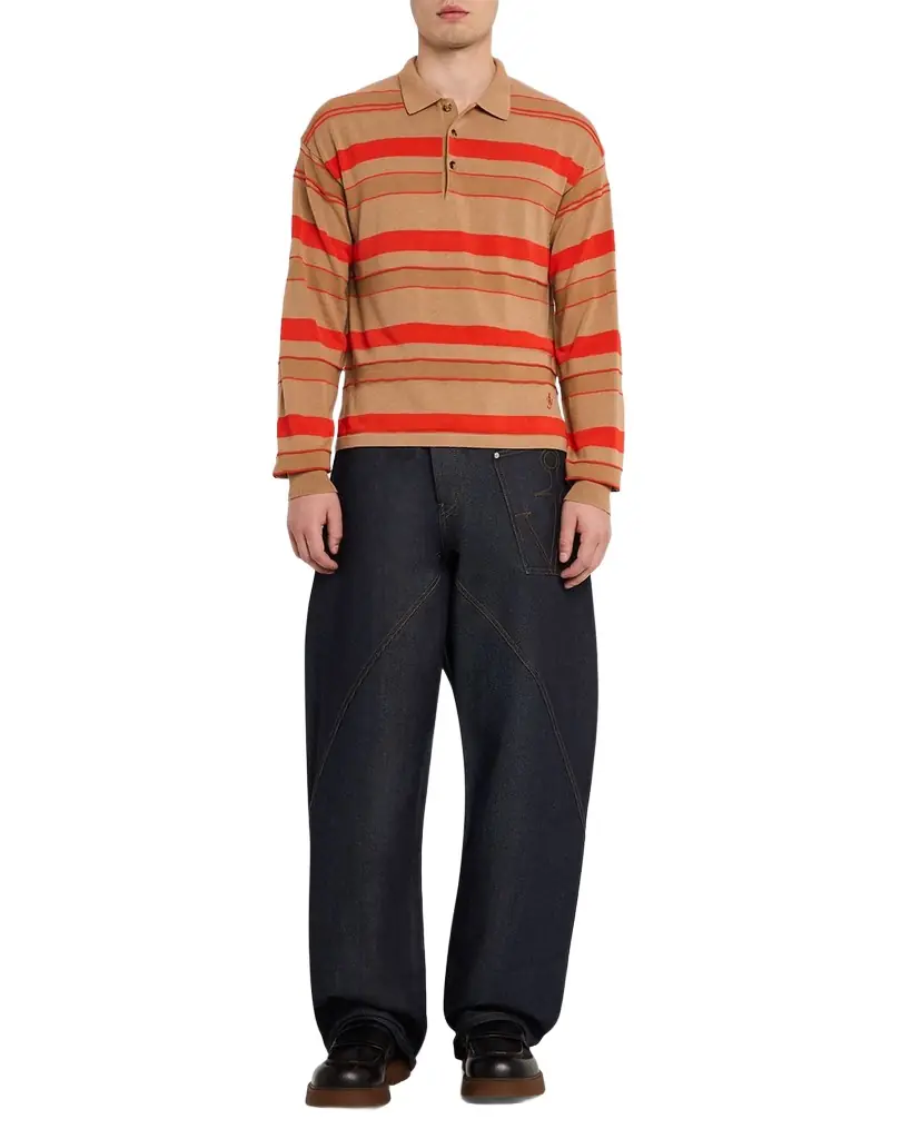 JW Anderson Men's Twisted Workwear Denim Jeans