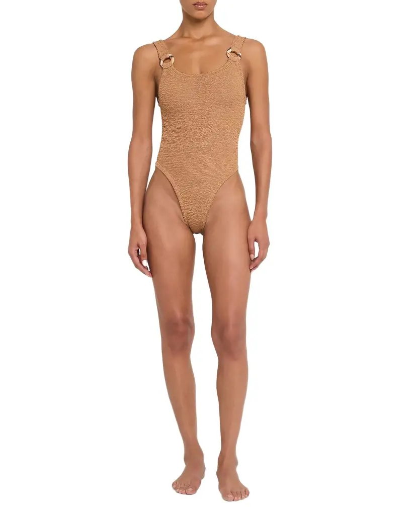 Burberry x Hunza G Domino One-Piece Swimsuit