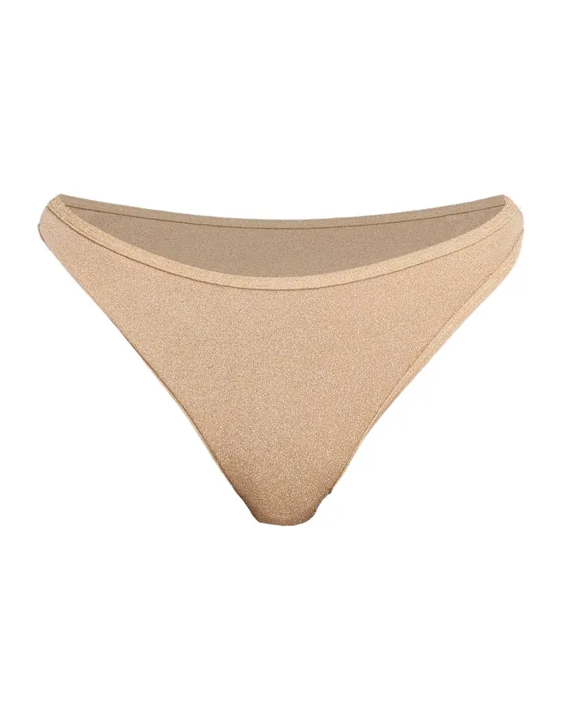 Ramy Brook Isla Metallic Hipster Bikini Bottoms