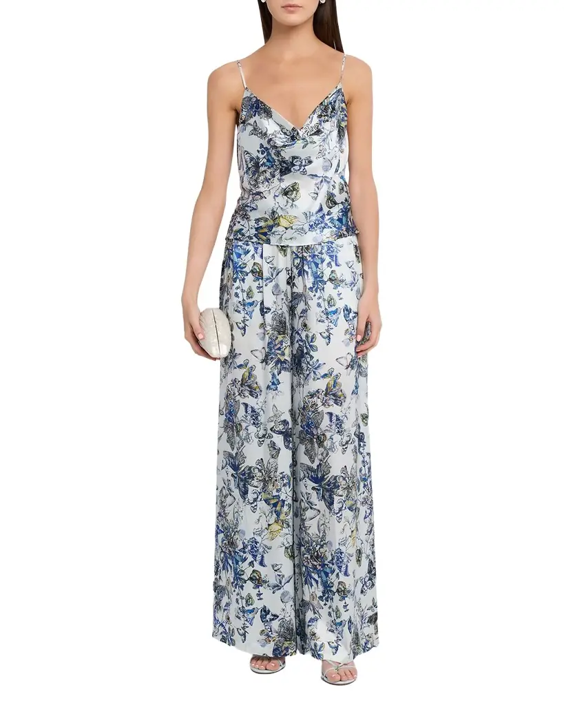 L 'Agence Calista Cowl-Neck Silk Camisole