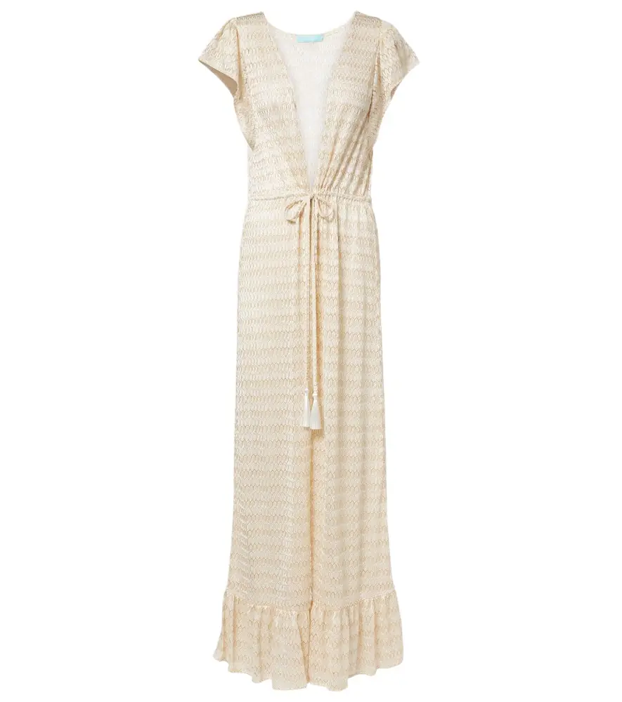 Melissa Odabash Stevie lamé kaftan