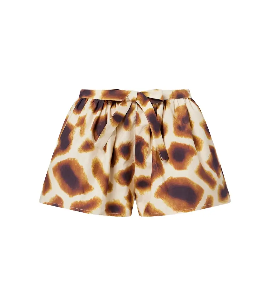 Christopher Esber Printed cotton shorts