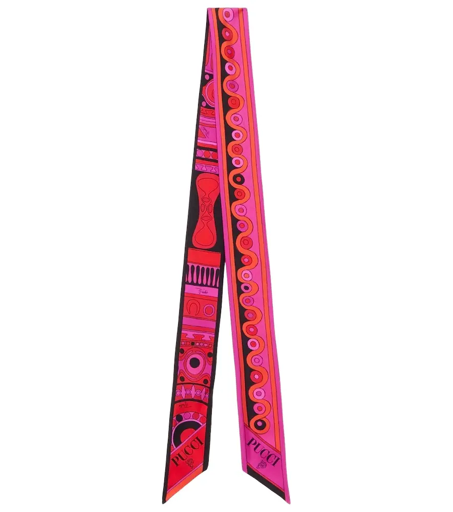 Pucci Iride silk twill scarf