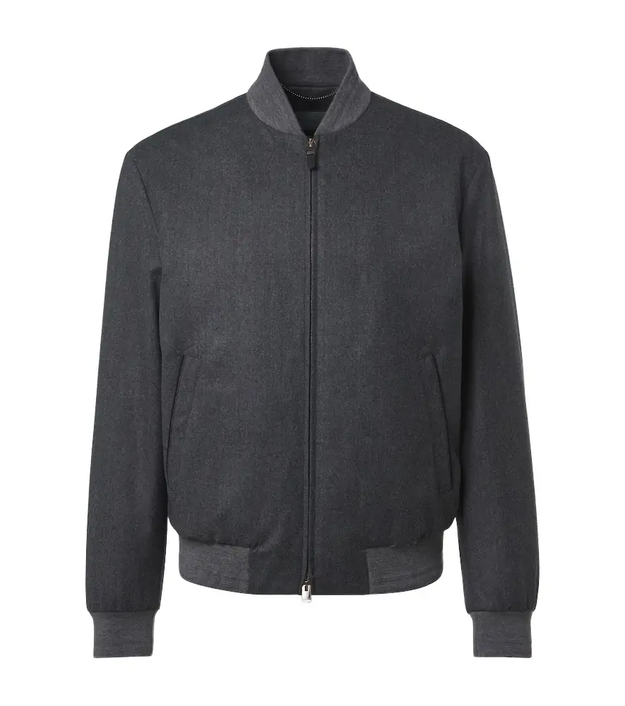 Canali Wool bomber jacket