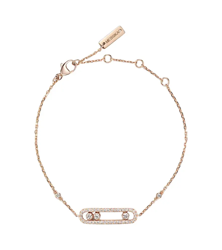 Messika Baby Move 18kt rose gold bracelet with diamonds