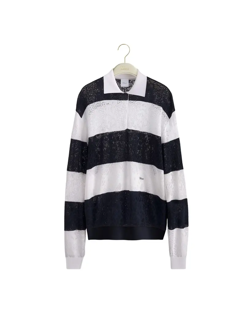 Dior Dior Marinière Long-Sleeved Polo Shirt
