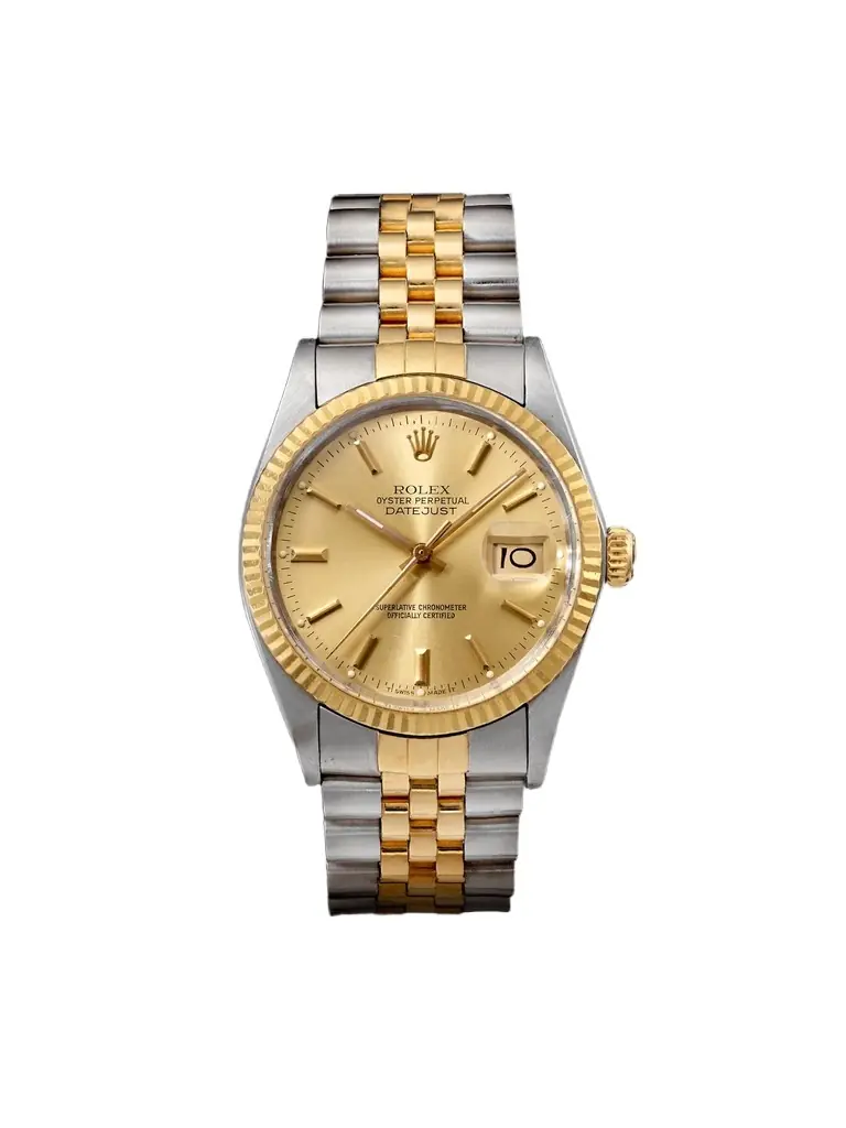 Stephanie Windsor Rolex Vintage 1986 DateJust Automatic 36mm Stainless Steel and 18-Karat Gold Watch, Ref. No. 16013 (Fits up to 7.75'' wrist) - Men