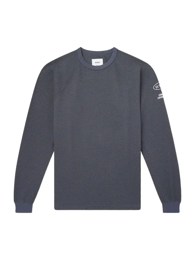 WTAPS Logo-Detailed Waffle-Knit T-Shirt - Men