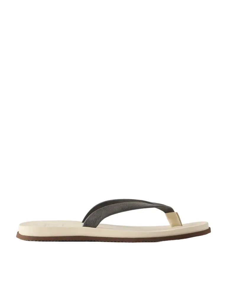 Brunello Cucinelli Suede Flip Flops - Men