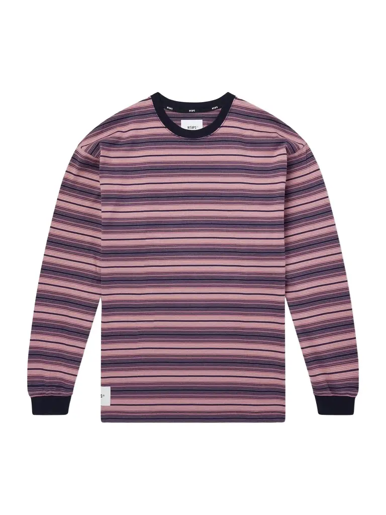 WTAPS Logo-Appliquéd Striped Cotton-Jersey T-Shirt - Men