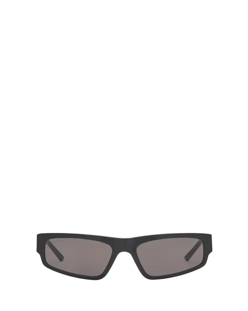 Balenciaga Logo Acetate Rectangle Sunglasses