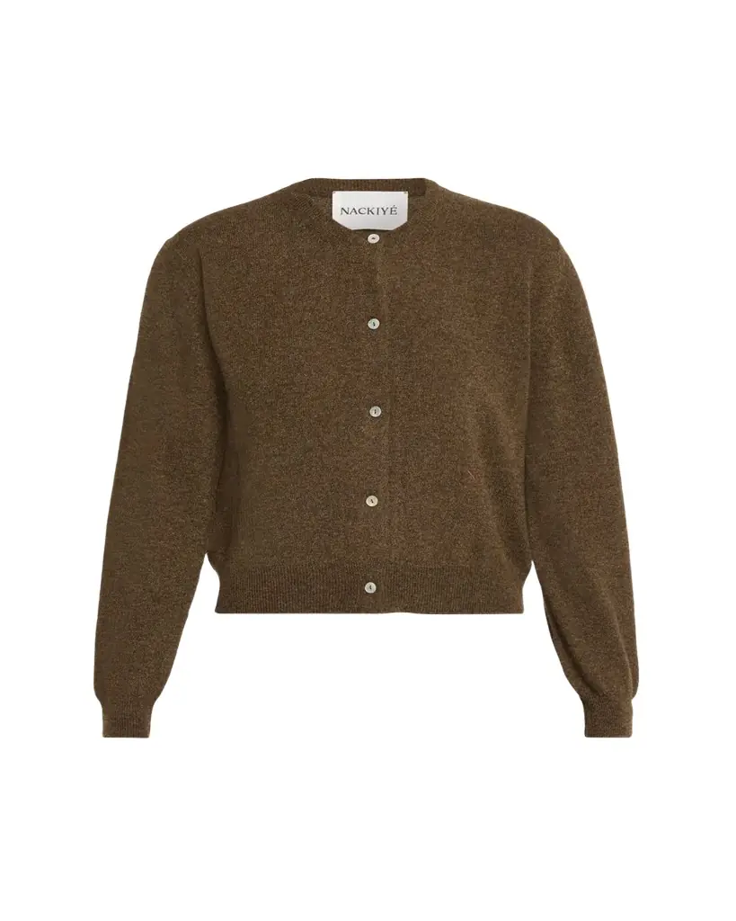 NACKIYE Sea Shell Cashmere Cardigan