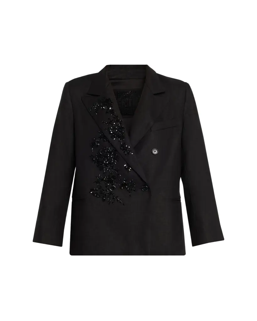 Libertine Antibes Night Embellished Double-Breasted Jacket