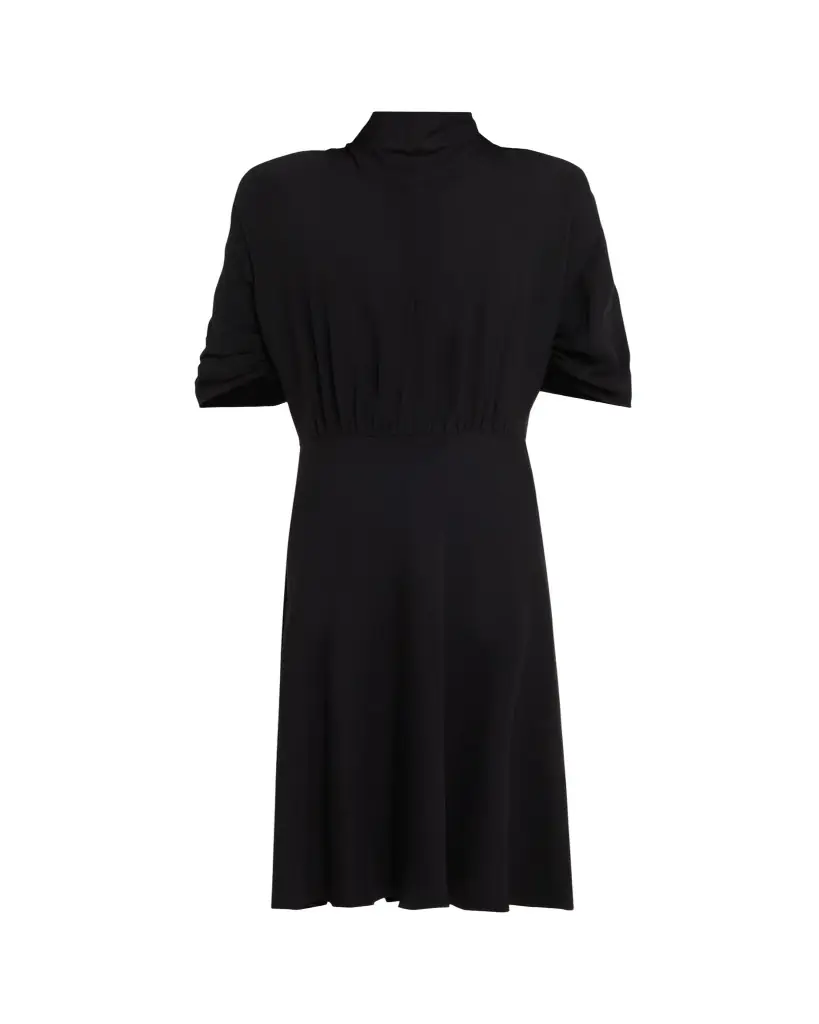 THE ROW Emmeline Short-Sleeve Silk Midi Dress