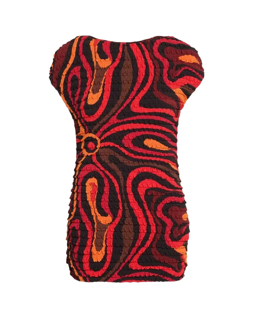 Pucci Marmo Print Shibori Mini Dress