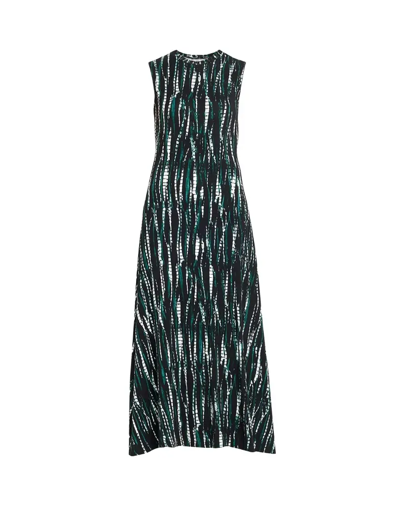 Proenza Schouler White Label Jordyn Sleeveless Abstract-Print Jersey Maxi Dress