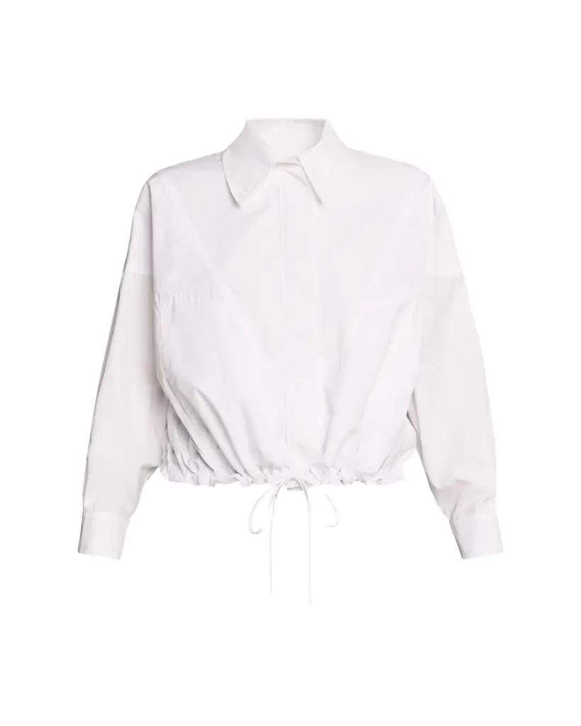 Stella McCartney Poplin Sporty Bomber Jacket