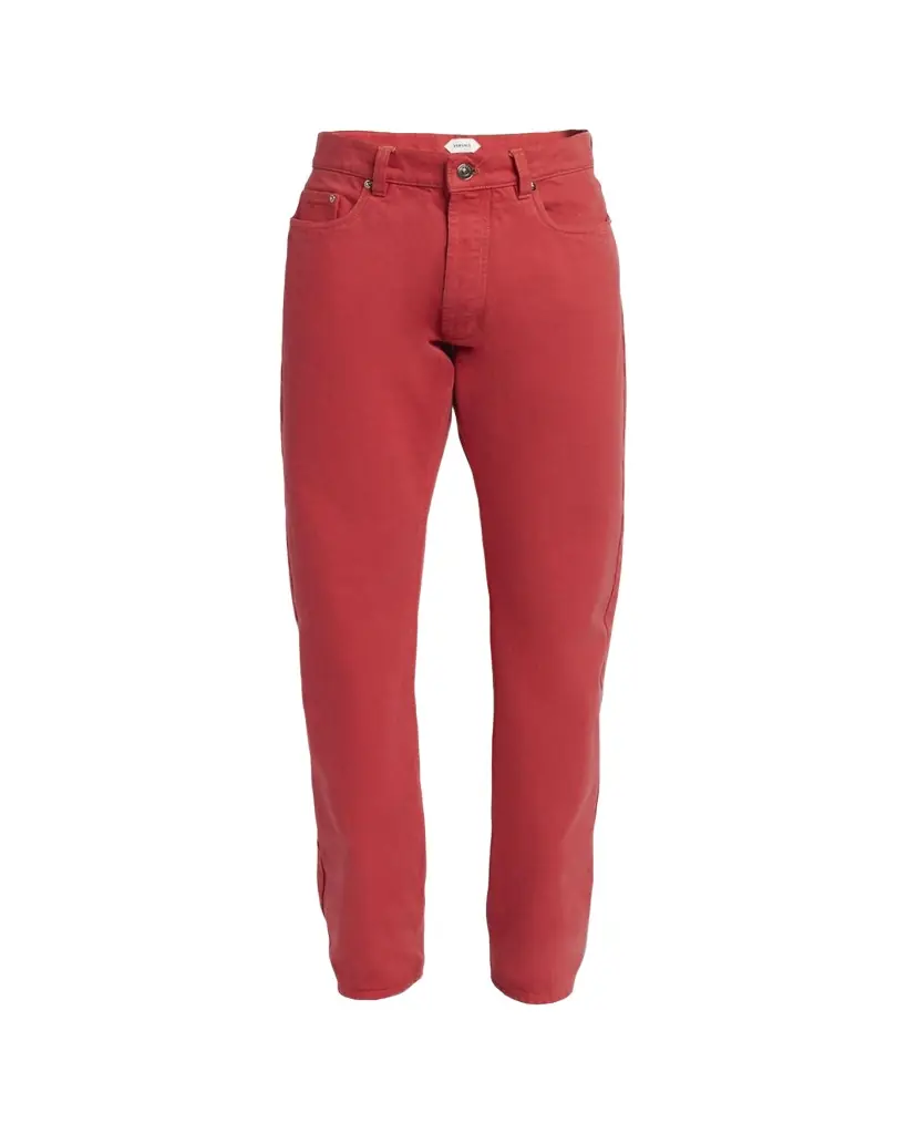 Versace Five-Pocket Straight Jeans