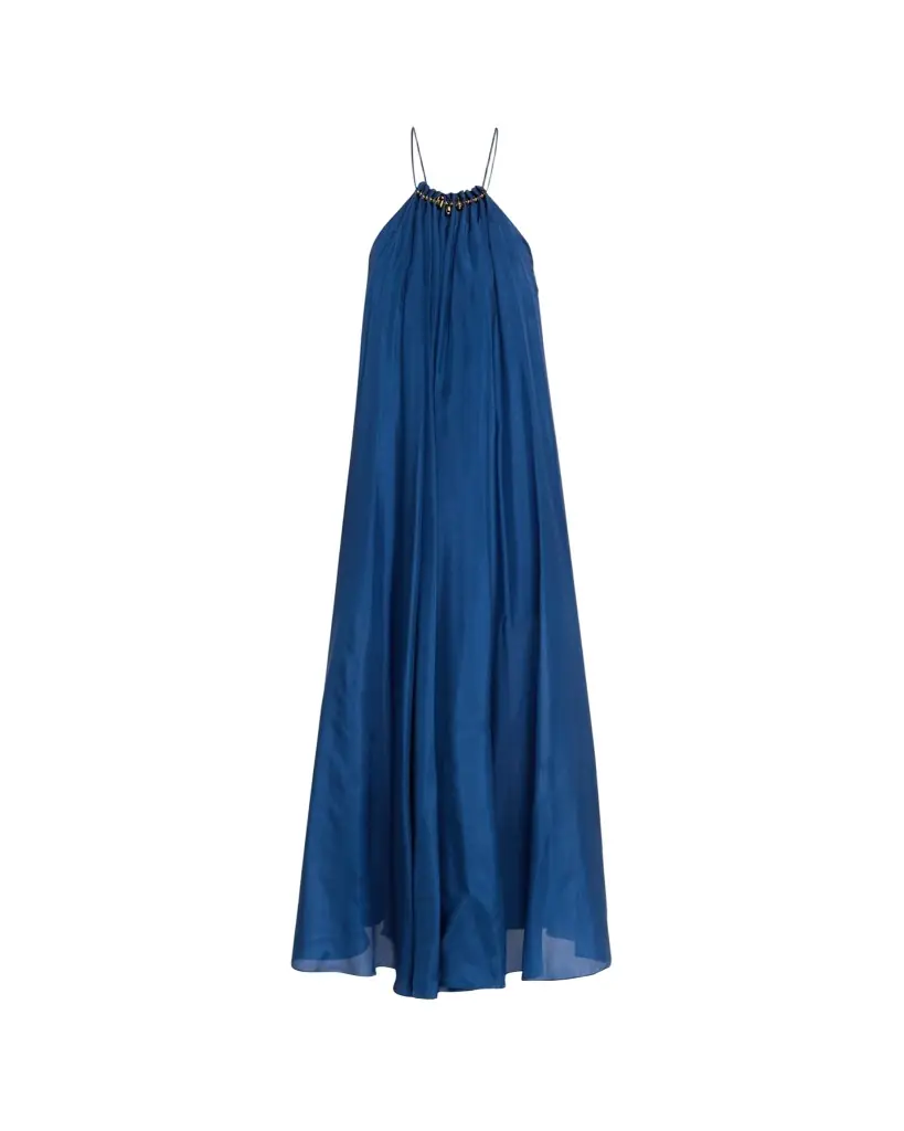 Zimmermann Aster Gathered Bead Maxi Dress