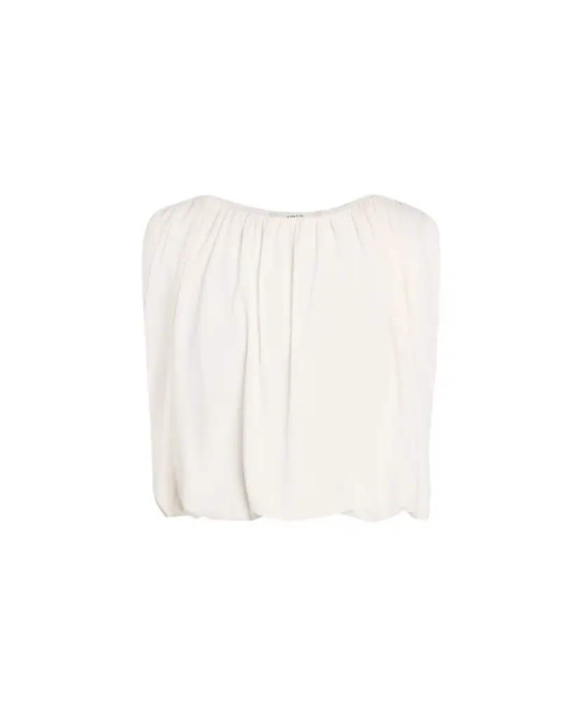 Vince Sleeveless Bubble Top