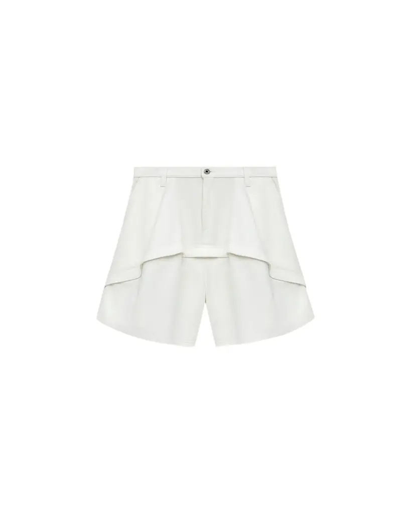 Loewe x Paula's Ibiza Panelled Cotton Denim Shorts