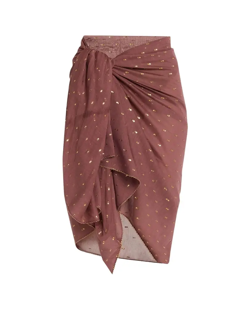 Zimmermann Woven Metallic Pareo Coverup