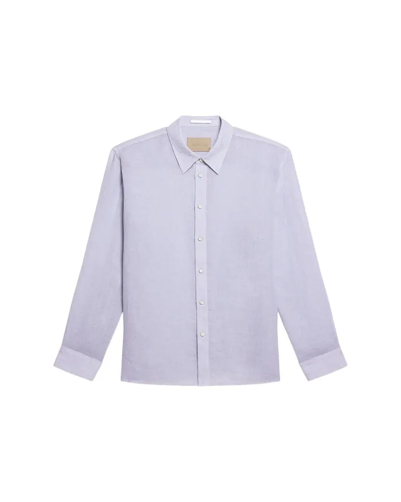 Helmut Lang Men's Relaxed Fit Linen Button-Down Shirt