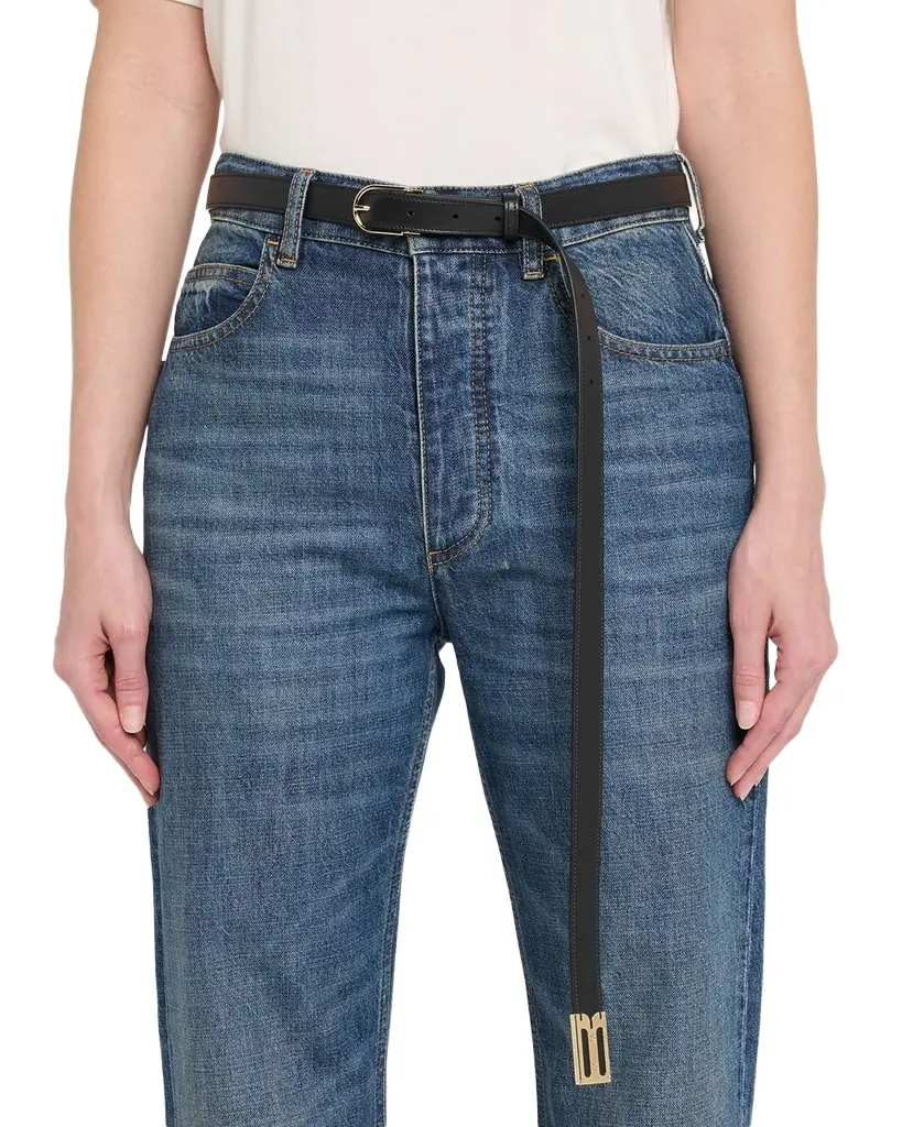 Victoria Beckham Dorian Soft Leather Belt