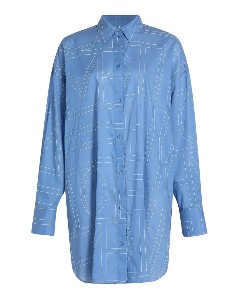Toteme Monogram Long Summer Shirt