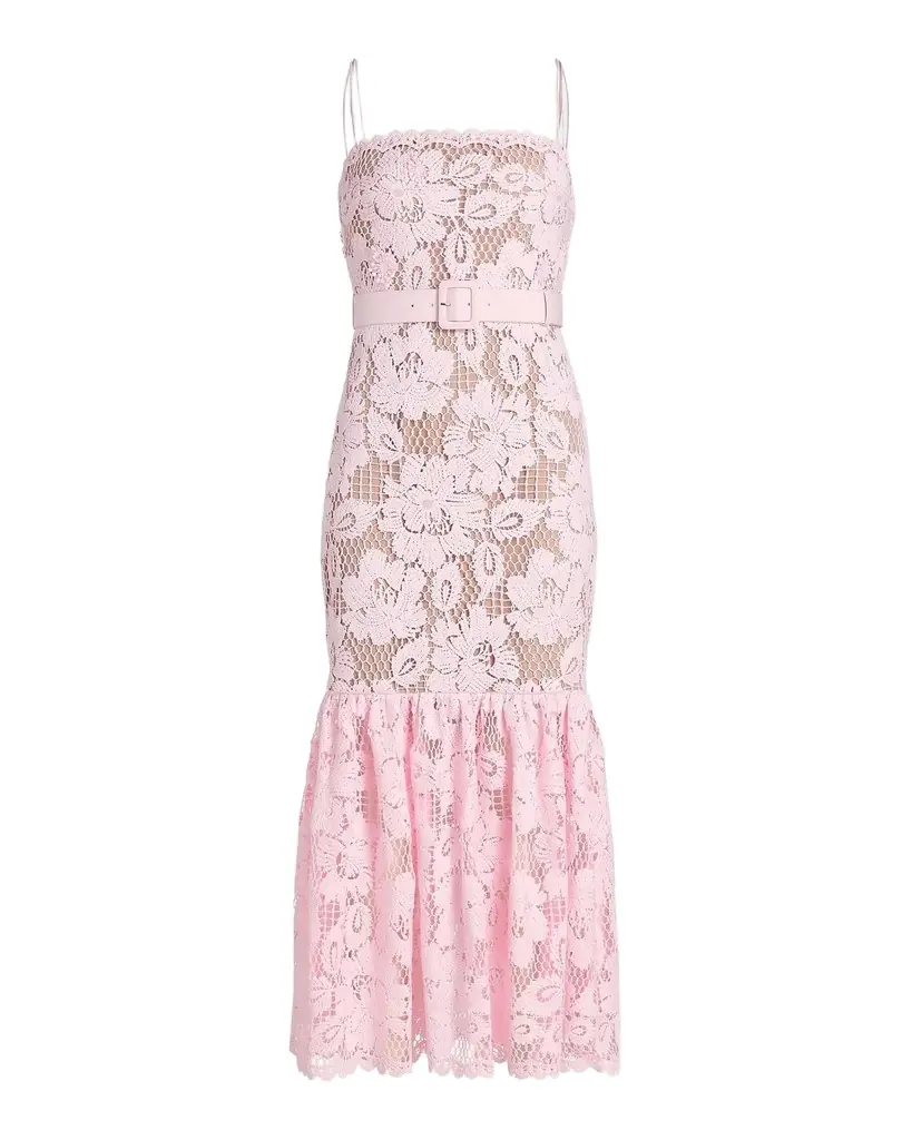 Self-Portrait Crochet Lace Midi Dress