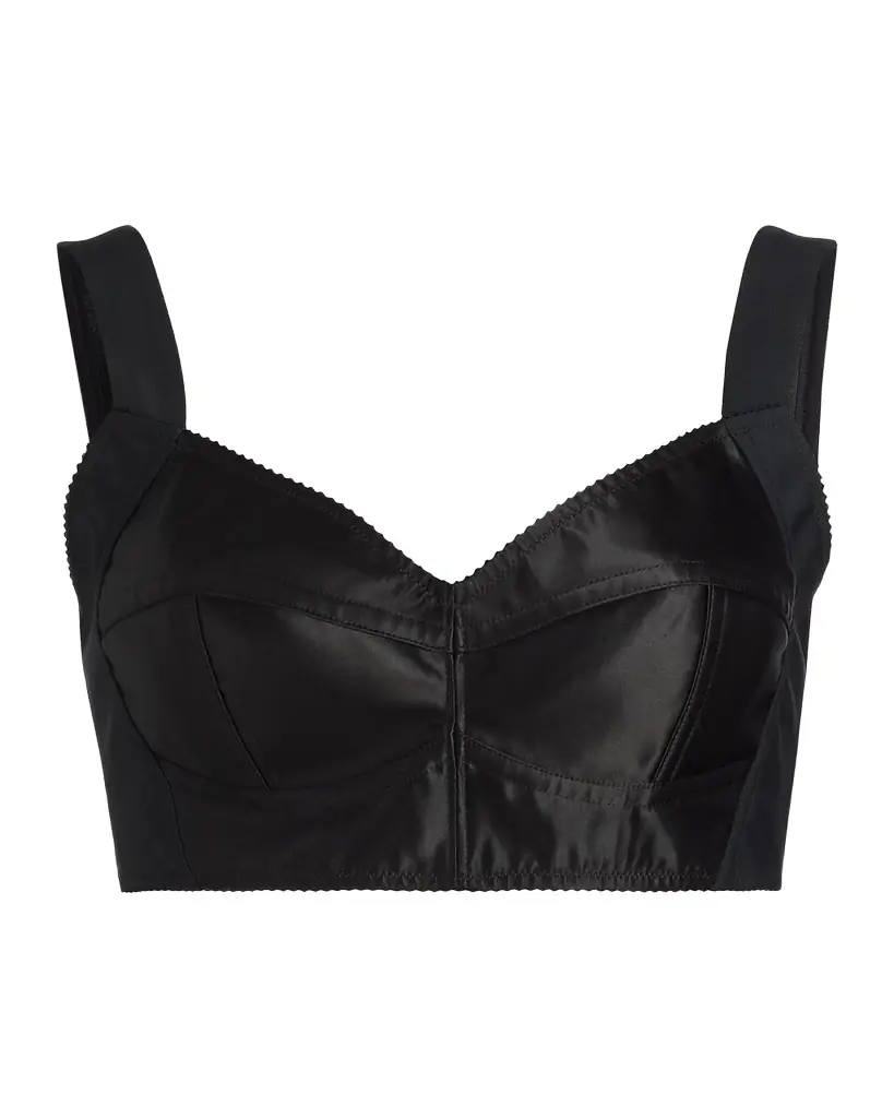Dolce & Gabbana Satin Bra Top