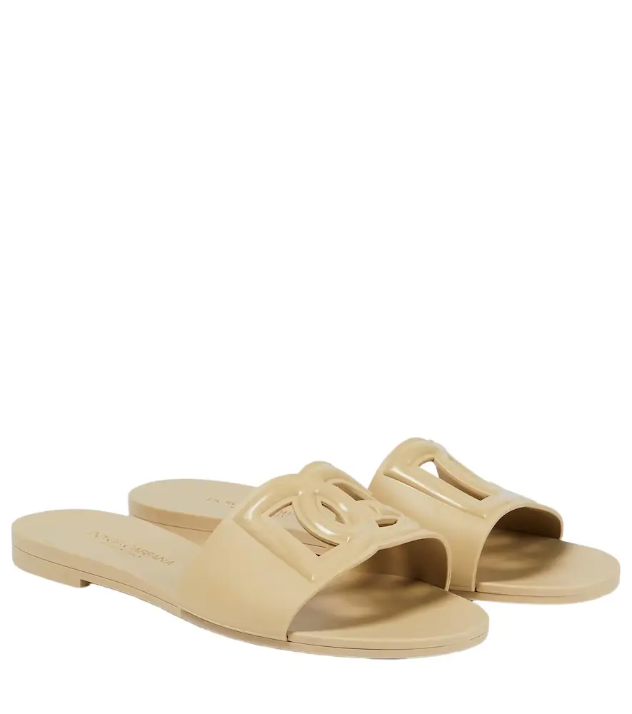 Dolce & Gabbana DG rubber slides
